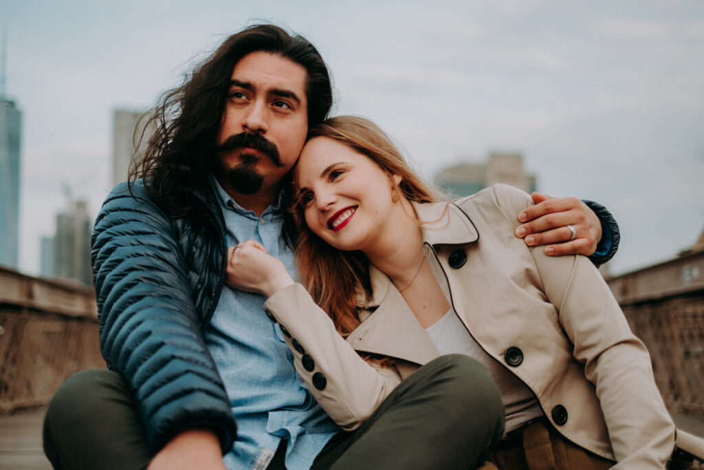 engagement session in new york city