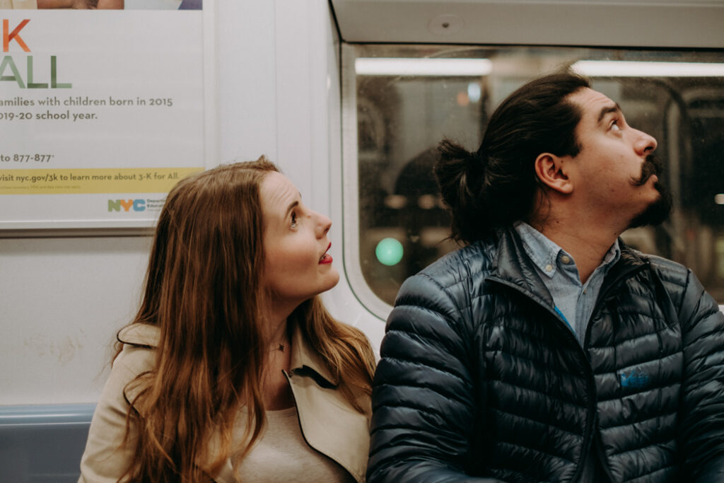 engagement session in new york city