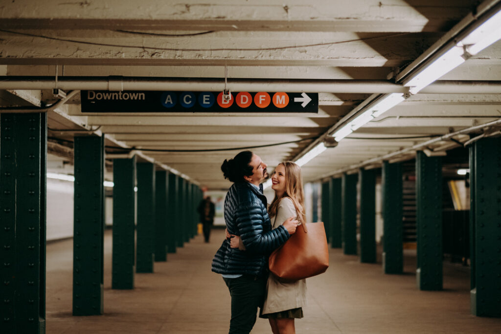 engagement session in new york city