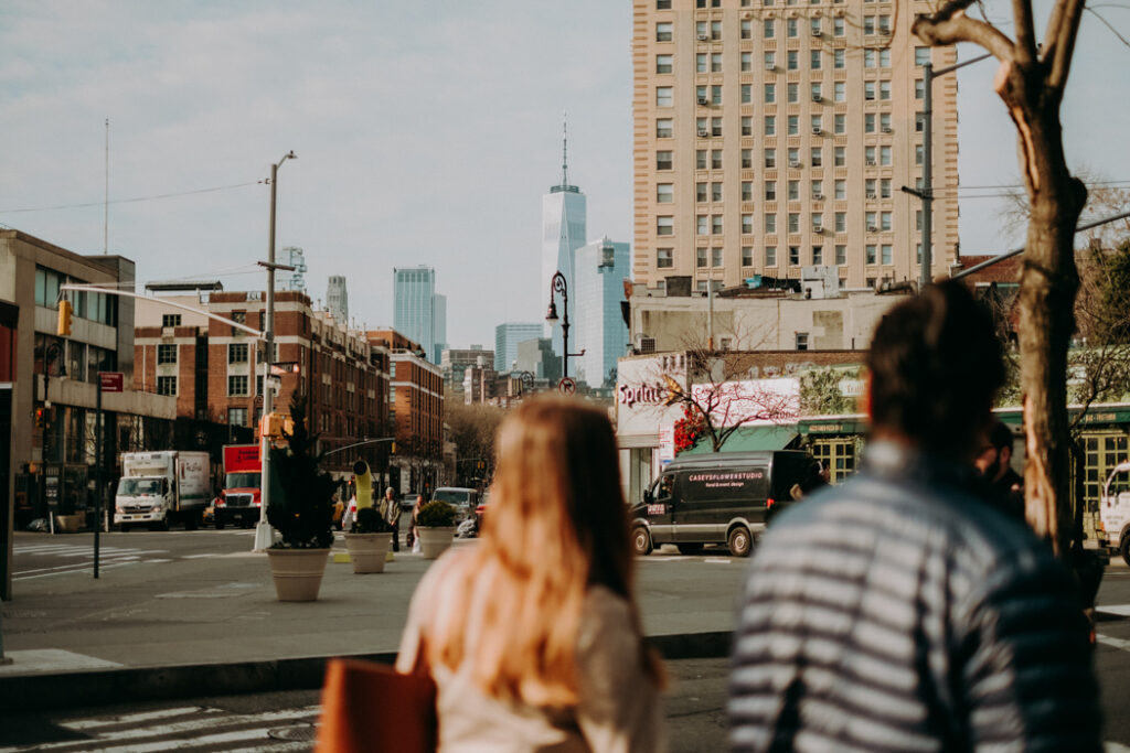 engagement session in west village