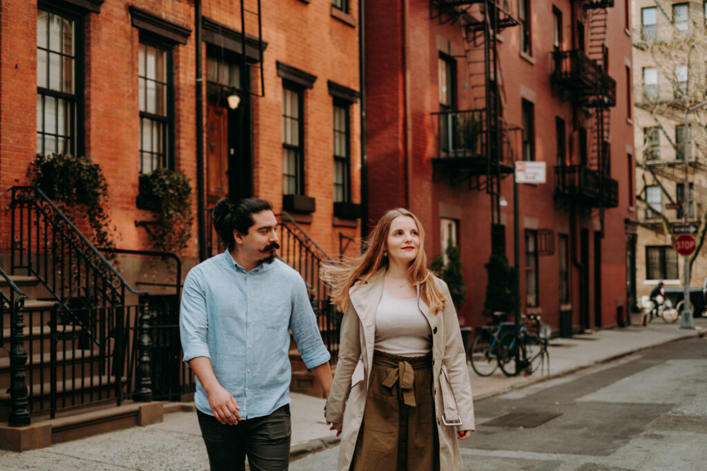engagement session in west village