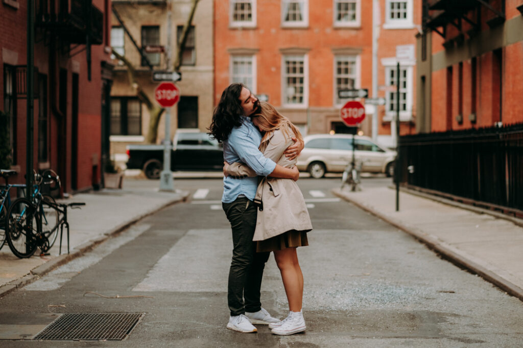 engagement session in west village