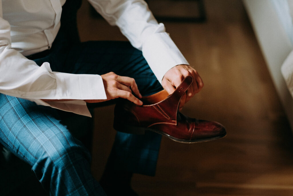 outdoor wedding in weranda home