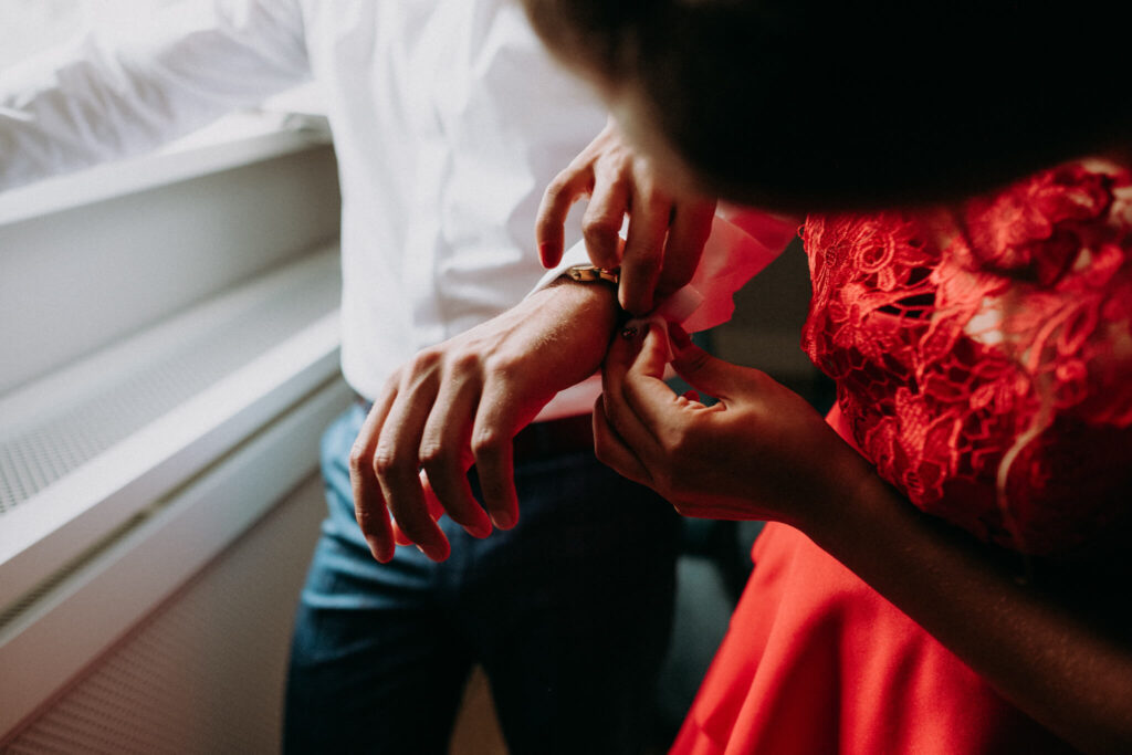 outdoor wedding in weranda home