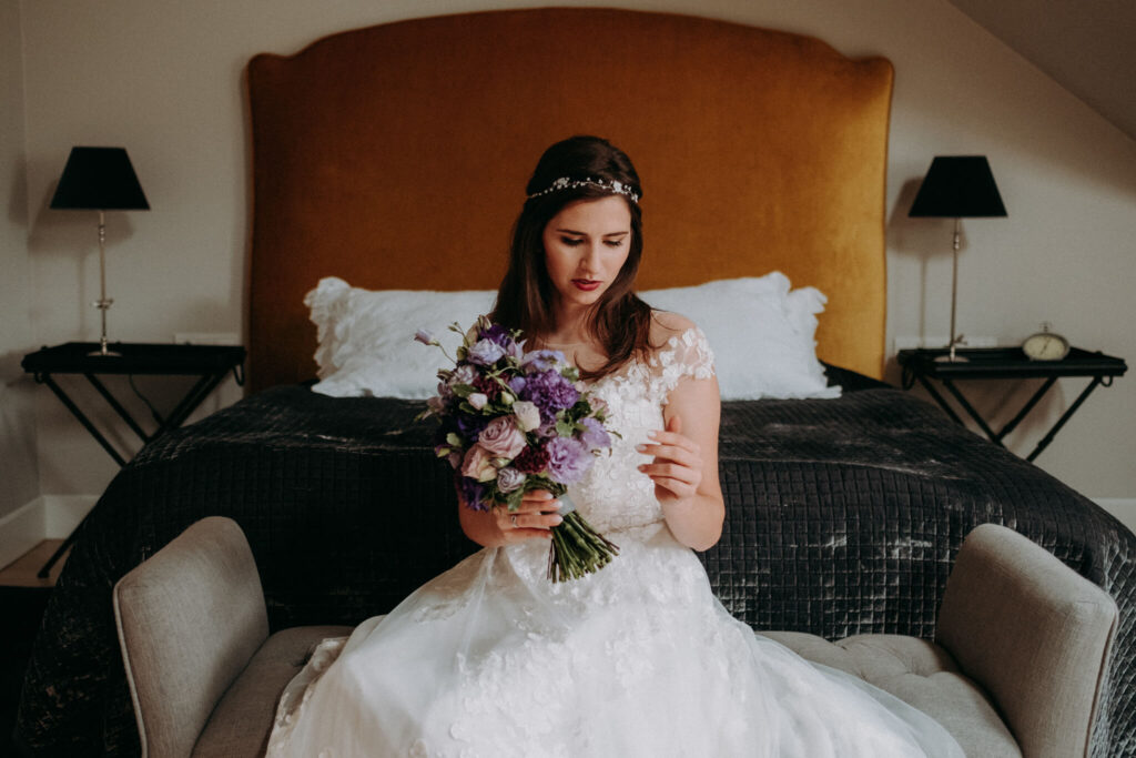 outdoor wedding in weranda home