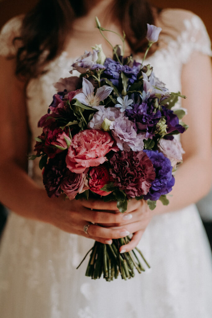 outdoor wedding in weranda home