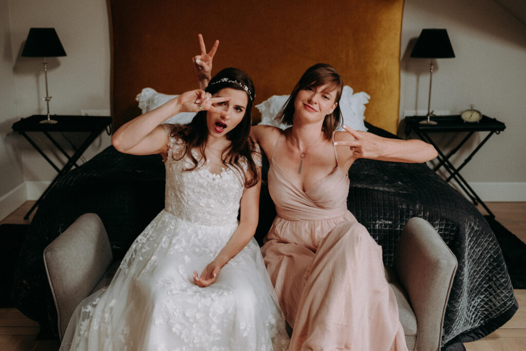 outdoor wedding in weranda home