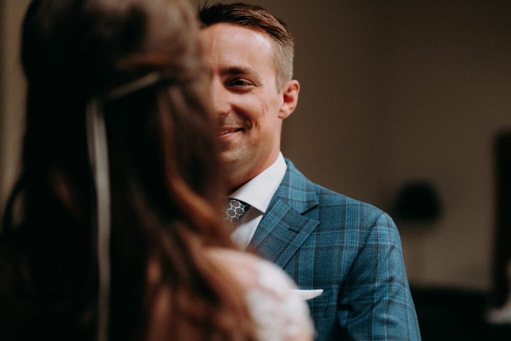 outdoor wedding in weranda home