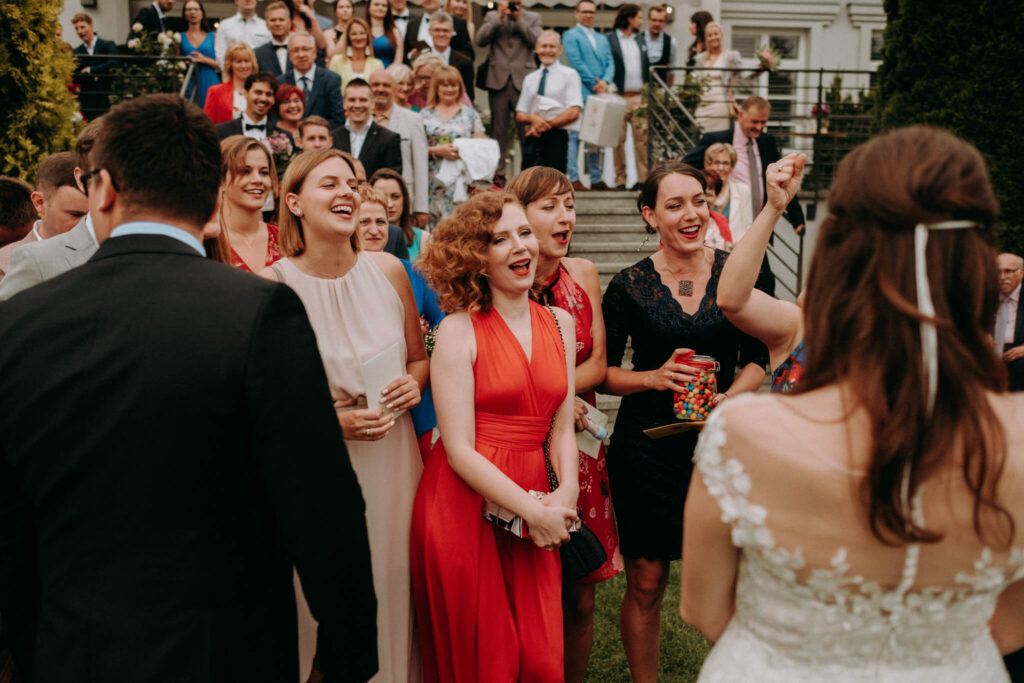 outdoor wedding in weranda home