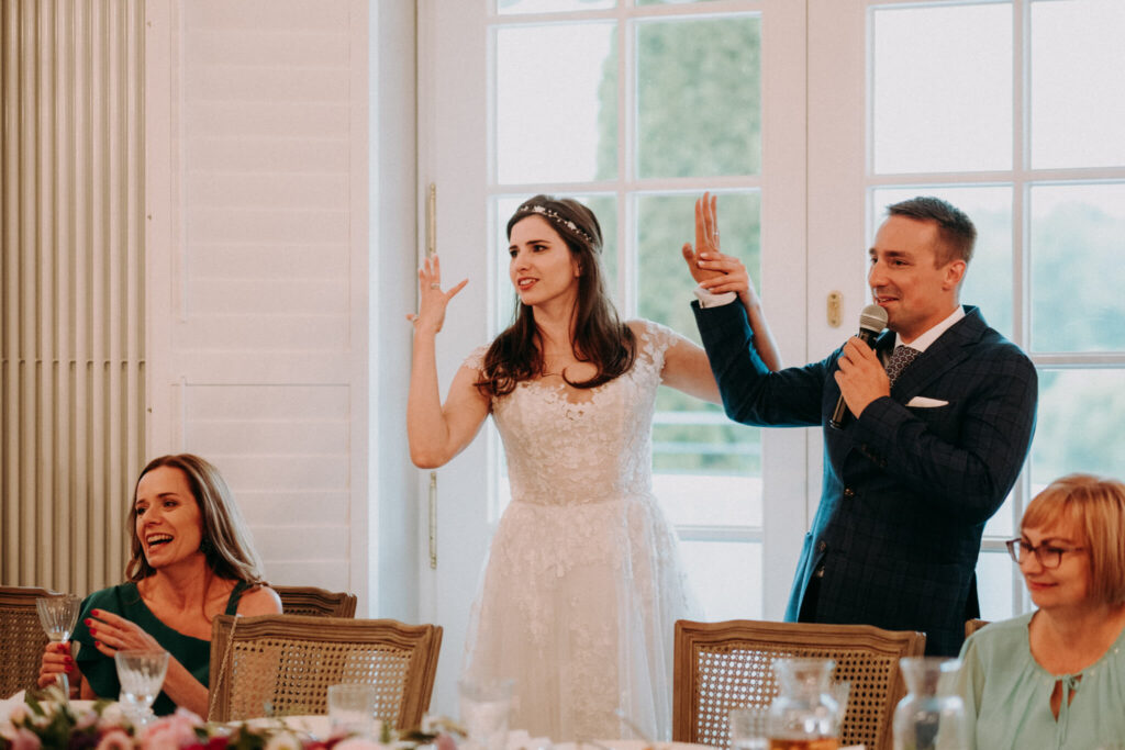 outdoor wedding in weranda home