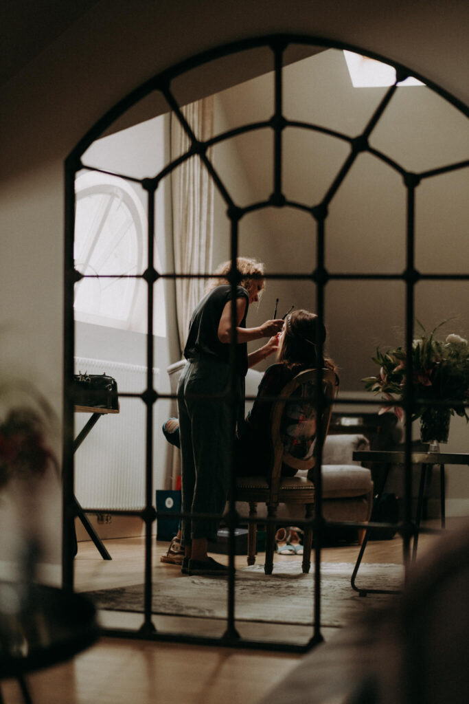 outdoor wedding in weranda home