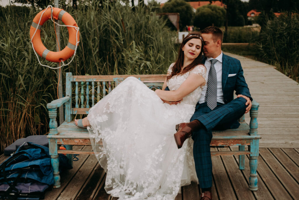 outdoor wedding in weranda home