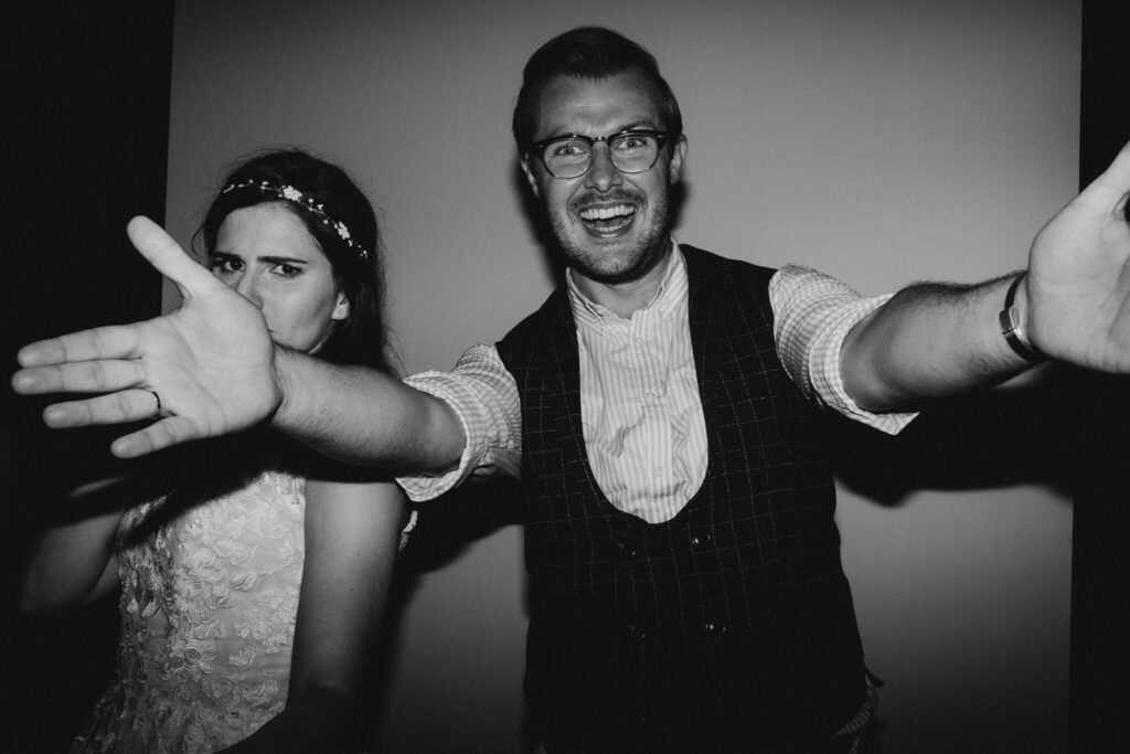 outdoor wedding in weranda home